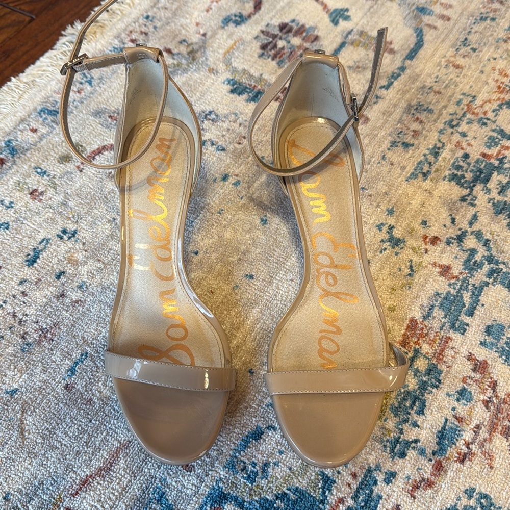 Sam Edelman Ankle Strap Women's Beige